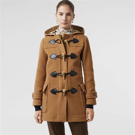 burberry wool blend duffle coat|burberry duffle coat sale.